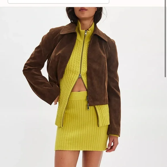 NWT FREE PEOPLE Eliza Mini Skirt Sweater Set SZ S - Picture 3 of 8